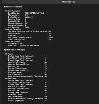 MacBook Pro 15,6 Gris 2018