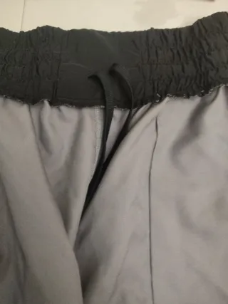 Pantalón de boxeo Outshock gris y negro