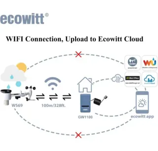 Estación Meteorológica ECOWITT GW1101