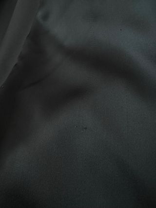 Vestido fiesta Zara asimétrico verde