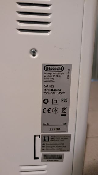 Termoconvettore DeLonghi HSX2320F Bianco