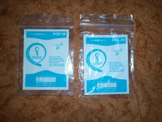 Cromo Cristiano Ronaldo y Messi Mundial Qatar 2022