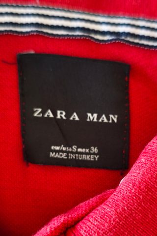 Polo Zara Man Rojo