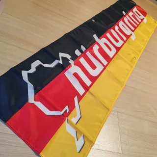 Bandeira Nurgburgring 180x45 cm