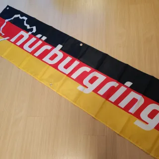 Bandeira Nurgburgring 180x45 cm