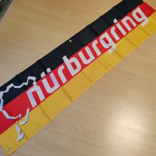 Bandeira Nurgburgring 180x45 cm