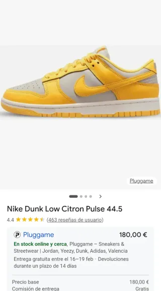 Nike Dunk Low Citron