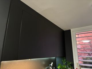 Varios modulos Ikea Metod Negro electros y barra
