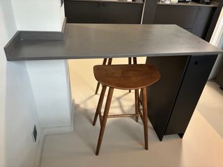 Varios modulos Ikea Metod Negro electros y barra