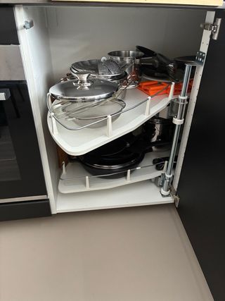 Varios modulos Ikea Metod Negro electros y barra