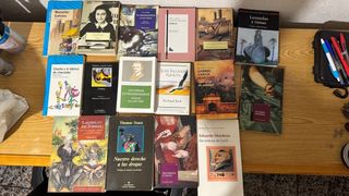 Colección de libros.