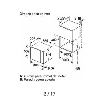 Microhondas Balay 20L Blanco