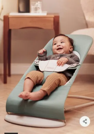 Hamaca Babybjörn Gris - verde