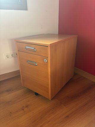 Tavolo ufficio 160x80 + cassettiera con ruote