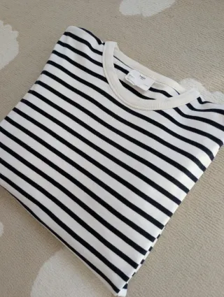 Camiseta manga larga rayas Mango Man (XL)