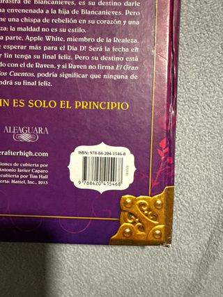 El Libro del Destino (Serie Ever After High 1)