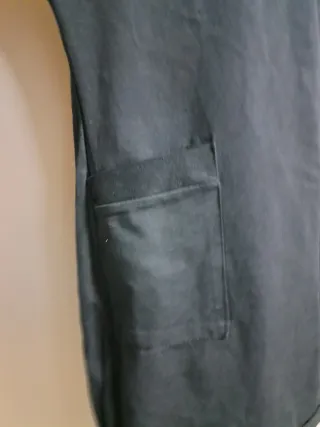 Sudadera oversize negra talla 44 100% algodón