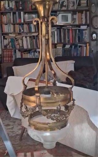 Lámpara de techo principios siglo XX.