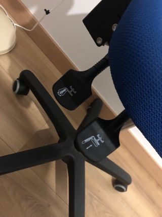 Silla de escritorio azul
