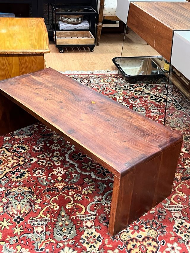 Mesa centro madera nogal