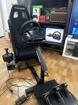 Simulador de Conducción Logitech G29 + F1 24 Ps5