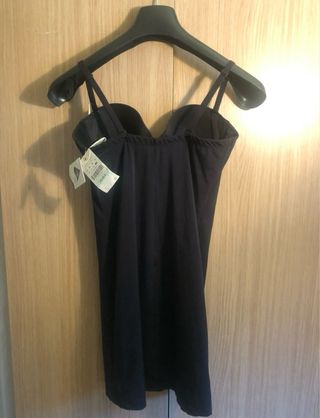 Vestido faja moldeador Oysho negro