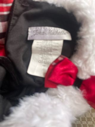 Vestido de niña a cuadros rojo