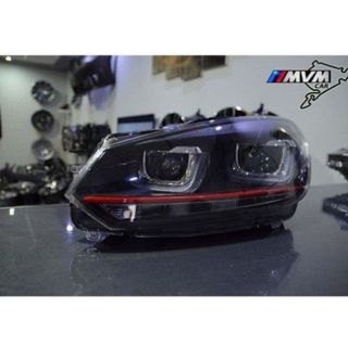 Faros delanteros Led Volkswagen Golf VI 6 Red edit