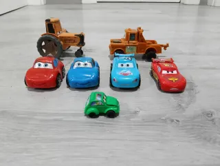 Lote 7 coches juguete colección Cars