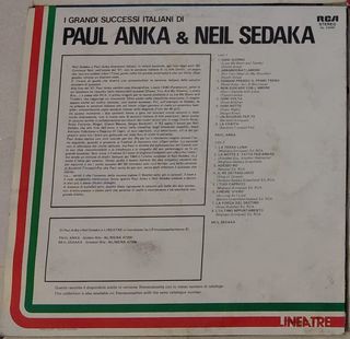 3 Vinili Paul Anka & Neil Sedaka, Gene Vincent