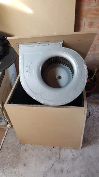 Extractor aire insonorizado cajón madera