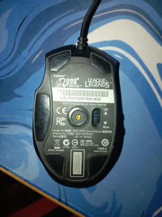 Ratón Gaming League of Legends Negro