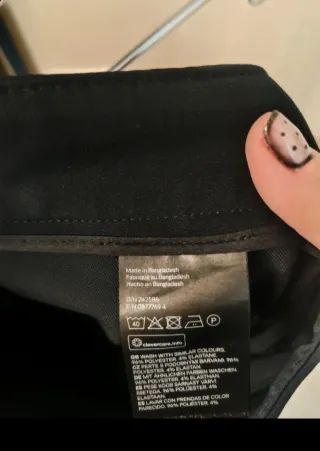 Pantalones negros de vestir