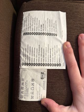 Sofá Cama Chaise Longue Marrón Ikea. Buen estado