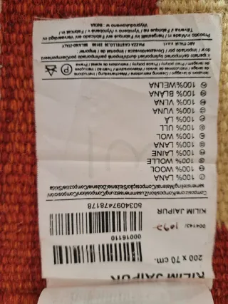 Tappeti Kilim Originali Tessuti (3 unità)