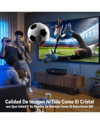 ★ Antena TV Interior Potente, DVB-T2 360°, +20dB