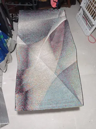 Alfombra moderna multicolor Warhol 1,30cm x 0,75cm