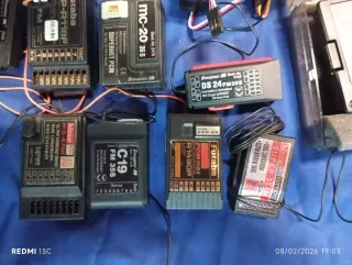 Receptores y Módulos RC Graupner Futaba Hitec