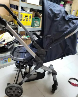 Carrito Bebé 3 Piezas Azul Marino