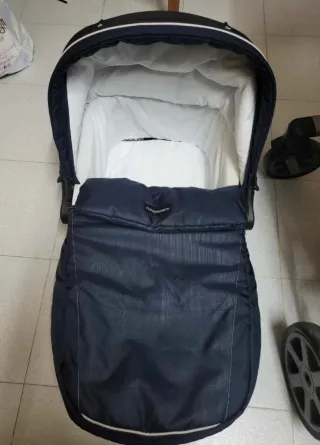 Carrito Bebé 3 Piezas Azul Marino