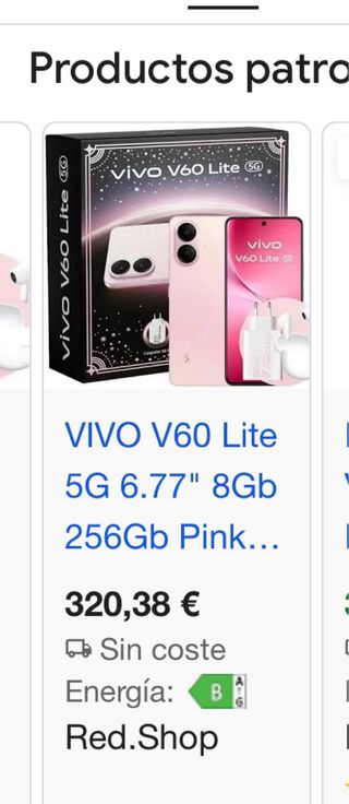 Nuevo, Vivo V60 Lite 5G 256GB,san Valentín