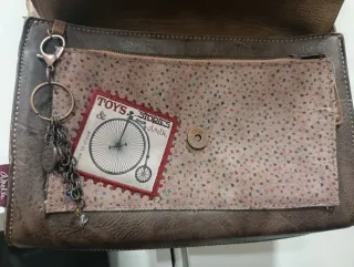 Bolso Anekke estampado niña y caballo balancín