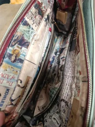 Bolso Anekke estampado niña y caballo balancín