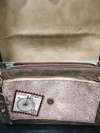 Bolso Anekke estampado niña y caballo balancín