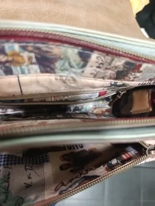 Bolso Anekke estampado niña y caballo balancín