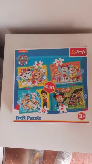 Puzzle La Patrulla Canina 4 en 1
