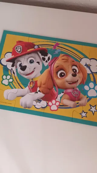 Puzzle La Patrulla Canina 4 en 1