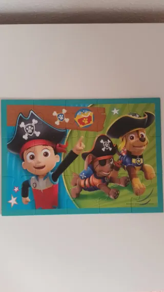 Puzzle La Patrulla Canina 4 en 1