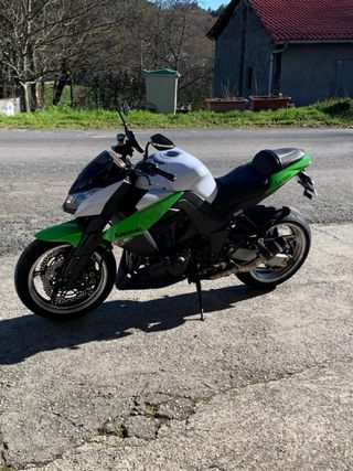 Kawasaki Z1000 Naked Verde/Blanco