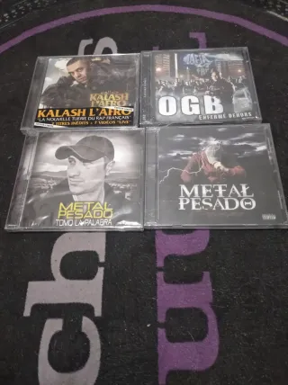 Lote 4 CD Rap Francese e Spagnolo nuovi!